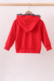 Red Georgia Embroidery Hoodie - Aaria Tees Aaria Tees
