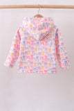 Pink Bow Fleece Hoodie Jacket - Aaria Tees Aaria Tees