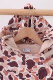 Camouflage Fleece Hoodie Jacket - Aaria Tees Aaria Tees