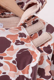 Camouflage Fleece Hoodie Jacket - Aaria Tees Aaria Tees