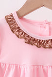 Pink Mallard Applique Ruffle Dress - Aaria Tees Aaria Tees