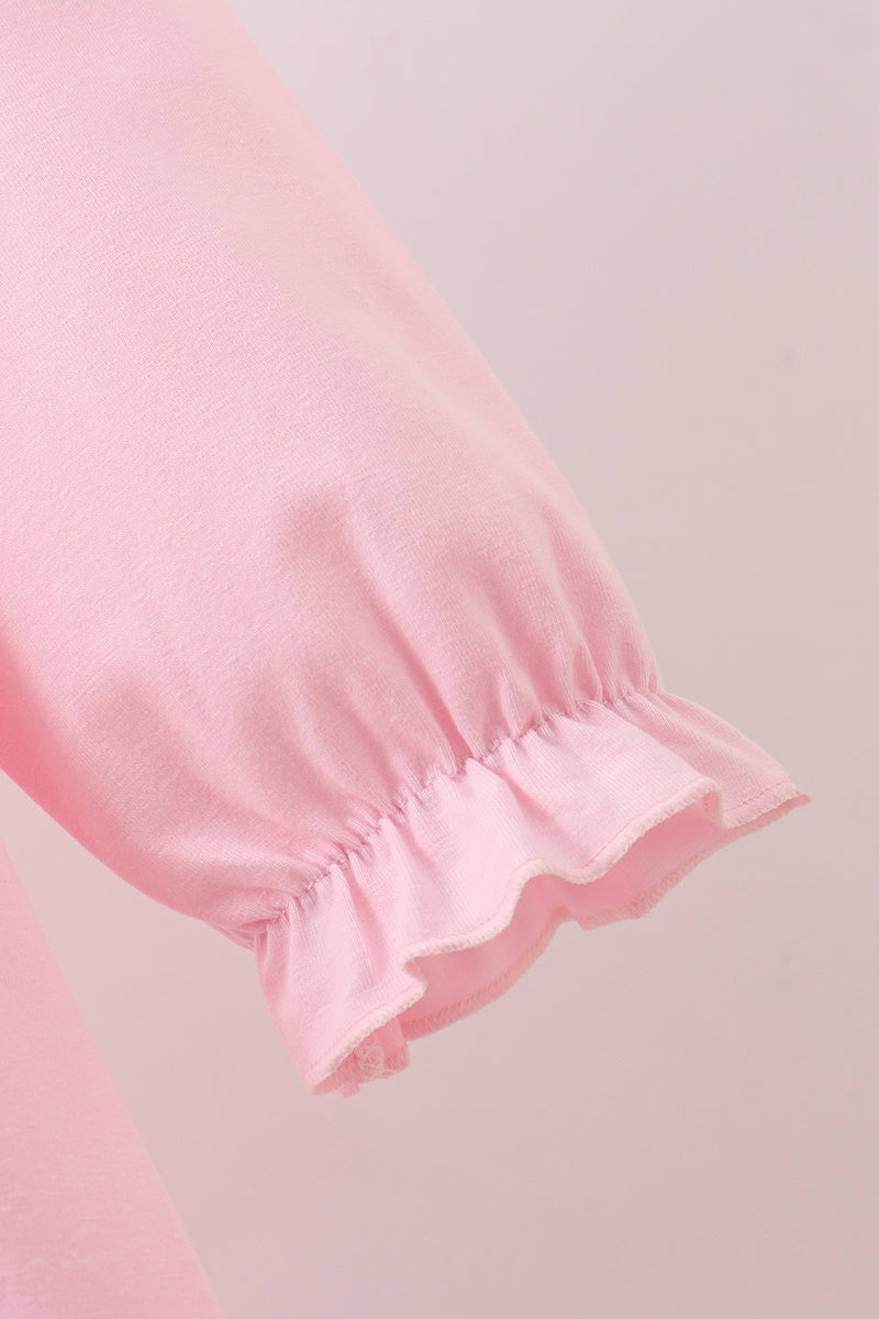 Pink Mallard Applique Ruffle Dress - Aaria Tees Aaria Tees