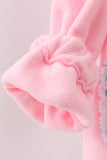 Pink Bow Fleece mom&me Jacket - Aaria Tees Aaria Tees