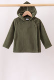 Green Fleece Bow Coat - Aaria Tees Aaria Tees