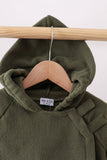 Green Fleece Bow Coat - Aaria Tees Aaria Tees