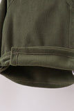 Green Fleece Bow Coat - Aaria Tees Aaria Tees