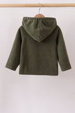 Green Fleece Bow Coat - Aaria Tees Aaria Tees