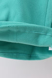 Turquoise Fleece Bow Coat - Aaria Tees Aaria Tees