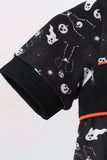 Orange Ghost Embroidery Bubble - Aaria Tees Aaria Tees