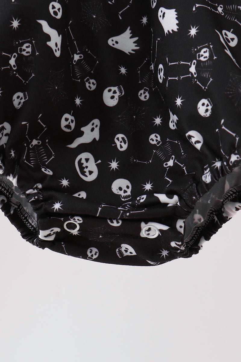 Orange Ghost Embroidery Bubble - Aaria Tees Aaria Tees