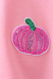 Pink Pumpkin Sequin Mom&me Top - Aaria Tees Aaria Tees