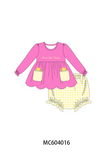 Pink shine for jesus embroidery bloomer set Aaria Tees