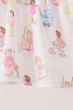 Pink all day adventure ruffle bloomer set - Aaria Tees Aaria Tees