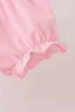 Pink all day adventure ruffle bloomer set - Aaria Tees Aaria Tees