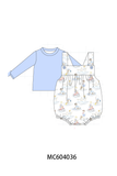 Blue all day adventure 2pc bubble set Aaria Tees