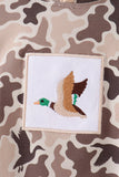 Camouflage duck embroidery hoodie bubble - Aaria Tees Aaria Tees
