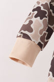 Camouflage duck embroidery hoodie bubble - Aaria Tees Aaria Tees
