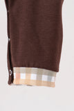 Brown deer applique romper Aaria Tees