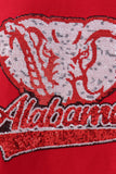Red Alabama sequin mom top - Aaria Tees Aaria Tees
