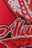 Red Alabama sequin mom top - Aaria Tees Aaria Tees