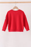 Red football sequin mom&me top - Aaria Tees Aaria Tees
