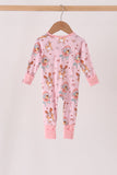 Pink bluey bamboo romper Aaria Tees