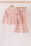 Khaki princess bamboo mom&me pants set Aaria Tees