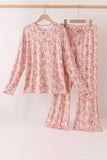 Khaki princess bamboo mom&me pants set Aaria Tees