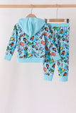 Blue toy story bamboo jogger set Aaria Tees