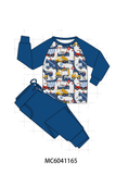 Navy Excavator Bamboo Pants Set Aaria Tees