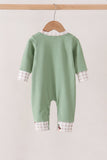 Green Duck guack guack Embroidery Romper Aaria Tees