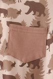 Brown camouflage pocket jogger set - Aaria Tees Aaria Tees