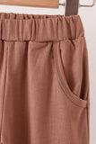 Brown camouflage pocket jogger set - Aaria Tees Aaria Tees