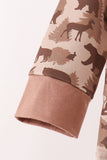 Brown camouflage pocket jogger set - Aaria Tees Aaria Tees