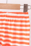 Blue pumpkin applique stripe pants set - Aaria Tees Aaria Tees