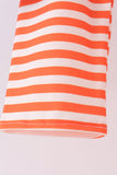 Blue pumpkin applique stripe pants set - Aaria Tees Aaria Tees