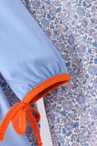 Blue pumpkin applique ruffle pants set - Aaria Tees Aaria Tees