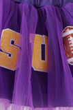 LSU football sequin tutu dress - Aaria Tees Aaria Tees