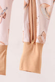 Khaki western boots bamboo zipper romper Aaria Tees