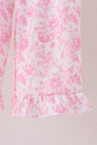 Pink floral print mom&me pants set - Aaria Tees Aaria Tees