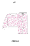 Pink floral print mom&me pants set Aaria Tees