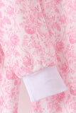 Pink floral print mom&me pants set - Aaria Tees Aaria Tees