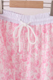 Pink floral print mom&me pants set - Aaria Tees Aaria Tees
