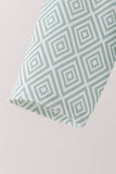 Khaki Geo Diamond Pocket Top - Aaria Tees Aaria Tees