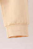 Khaki Geo Diamond pants set - Aaria Tees Aaria Tees