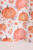 Orange Pumpkin Print Top - Aaria Tees Aaria Tees