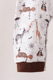 Brown zoo animal romper - Aaria Tees Aaria Tees
