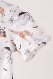 Brown zoo animal romper - Aaria Tees Aaria Tees