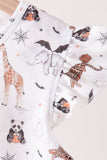 Brown zoo animal ruffle dress - Aaria Tees Aaria Tees