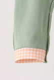 Green farm embroidery romper - Aaria Tees Aaria Tees